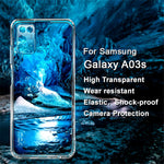 IMAK UX-5 Series Transparent Soft TPU Phone Case Protector for Samsung Galaxy A03s (164.2mm)