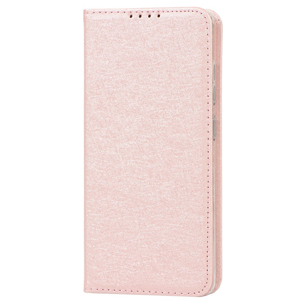 Fuld Beskyttelse Silke Tekstur Læder Pung Telefoncover til Samsung Galaxy A52 5G / A52s 5G / A52 4G