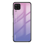 Farvegradient Anti-ridse Glas + TPU Cover til Samsung Galaxy M32 (Global version)