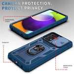 Hybridtelefoncover med kameradæksel, støttefod og kortholder til Samsung Galaxy A52s 5G/A52 4G / 5G