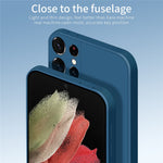 PINWUYO Phone Case for Samsung Galaxy S21 Ultra 5G, Silicone Precise Cutouts Protective Cover