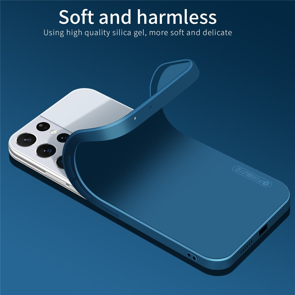 PINWUYO Phone Case for Samsung Galaxy S21 Ultra 5G, Silicone Precise Cutouts Protective Cover