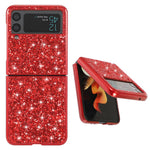 Glittery Electroplating Hard PC Phone Cover Protective Case for Samsung Galaxy Z Flip3 5G