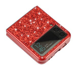 Glittery Electroplating Hard PC Phone Cover Protective Case for Samsung Galaxy Z Flip3 5G