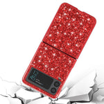 Glittery Electroplating Hard PC Phone Cover Protective Case for Samsung Galaxy Z Flip3 5G
