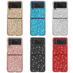 Glittery Electroplating Hard PC Phone Cover Protective Case for Samsung Galaxy Z Flip3 5G
