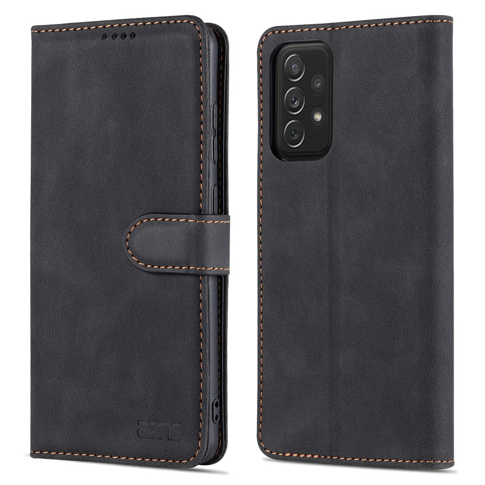 AZNS Stötdämpande Läderfodral + Mjukt TPU-innerskal för Samsung Galaxy A52 5G/4G/A52s 5G