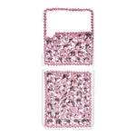 Scratch-Resistant Anti-Drop Stylish Rhinestone Decor Shiny Phone Case for Samsung Galaxy Z Flip3 5G