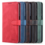AZNS Anti-Scratch Shockproof Wallet Design Phone Case with Stand for Samsung Galaxy A32 5G / M32 5G