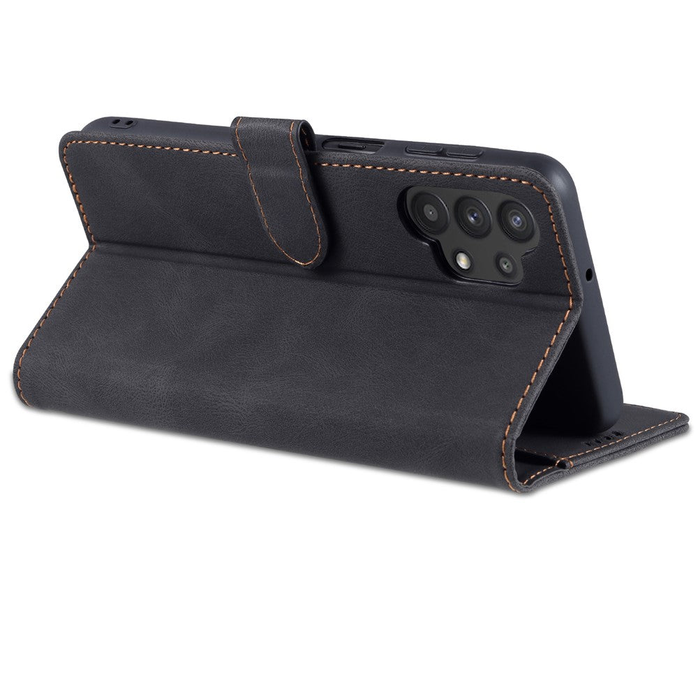 AZNS Anti-Scratch Shockproof Wallet Design Phone Case with Stand for Samsung Galaxy A32 5G / M32 5G