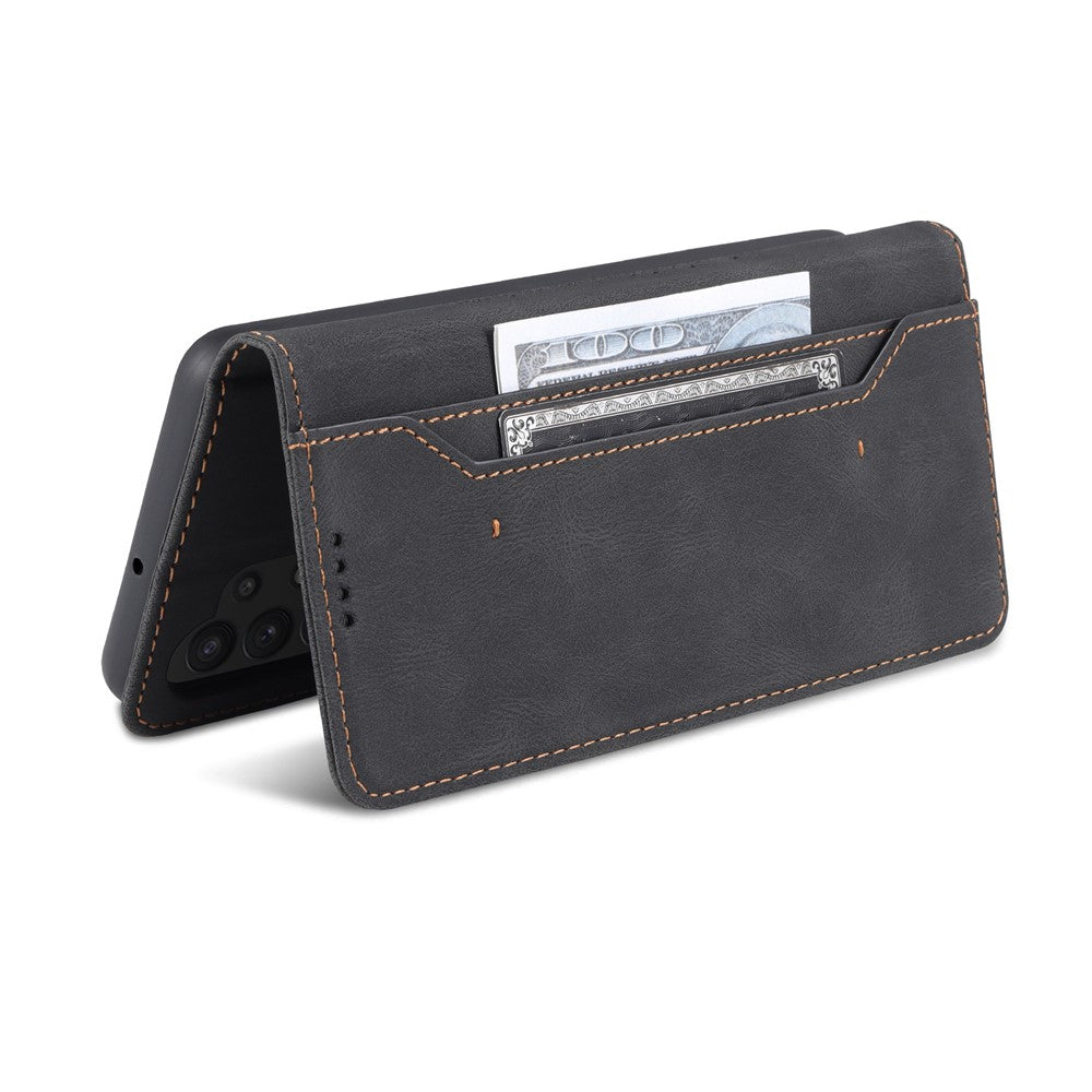 AZNS Anti-Scratch Shockproof Wallet Design Phone Case with Stand for Samsung Galaxy A32 5G / M32 5G