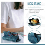 For Samsung Galaxy S21 Ultra 5G Phone Cases with Strap CASEME C30 Zipper Multiple Card Holder PU Leather Cover