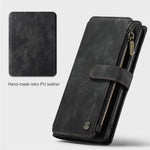 For Samsung Galaxy A52s 5G / A52 4G / 5G Phone Cases with Strap CASEME C30 Zipper Multiple Card Holder PU Leather Cover