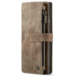 For Samsung Galaxy Note20 Ultra / Note20 Ultra 5G Phone Cases with Strap CASEME C30 Zipper Multiple Card Holder PU Leather Cover