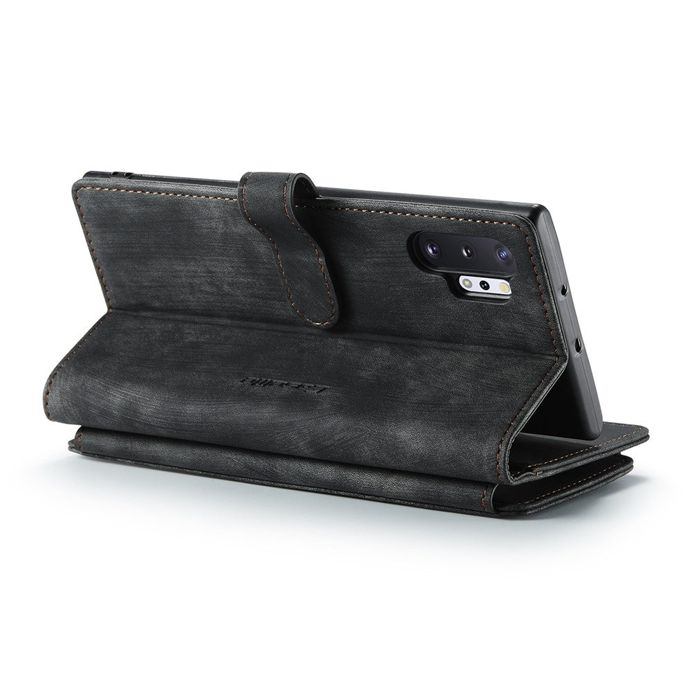 For Samsung Galaxy Note 10 Plus / Note 10 Plus 5G Phone Cases with Strap CASEME C30 Zipper Multiple Card Holder PU Leather Cover