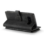 Til Samsung Galaxy S10 Plus telefoncovers med rem CASEME C30 lynlås flere kortholdere PU lædercover