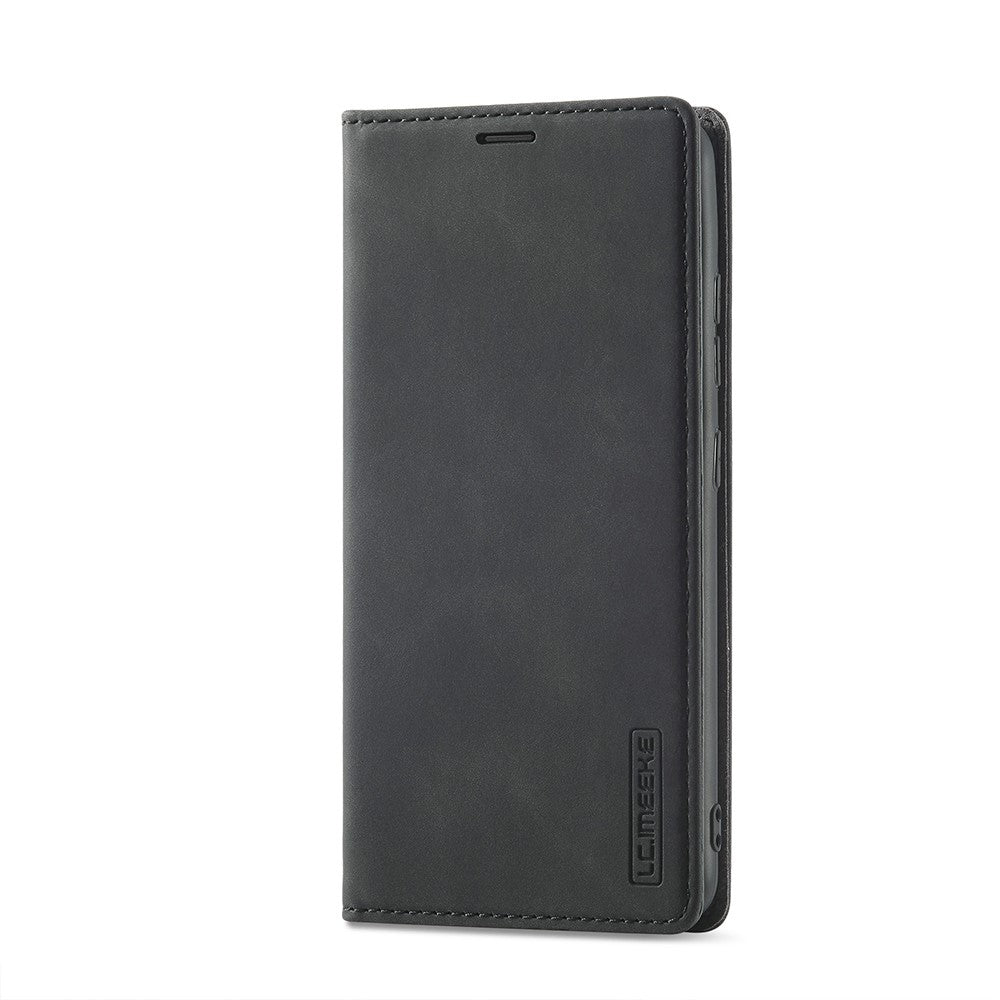 LC.IMEEKE Leather Well-Protected Anti-Fall Wallet Design Strong Magnetic Phone Shell Case with Stand for Samsung Galaxy A32 5G / M32 5G