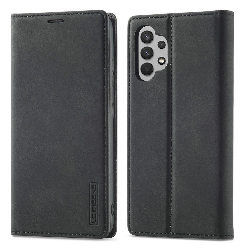 LC.IMEEKE Leather Anti-Drop Durable Wallet Stand Strong Magnetic Phone Protective Shell Case for Samsung Galaxy A32 4G (EU Version)