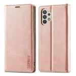 LC.IMEEKE Leather Anti-Drop Durable Wallet Stand Strong Magnetic Phone Protective Shell Case for Samsung Galaxy A32 4G (EU Version)