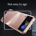 Ultra-thin Electroplating Hard PC Phone Case Cover for Samsung Galaxy Z Flip3 5G