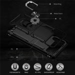 Militærgrads Stødsikkert Telefoncover med Fingerring Kickstand til Samsung Galaxy Z Flip3 5G