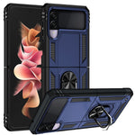 Militærgrads Stødsikkert Telefoncover med Fingerring Kickstand til Samsung Galaxy Z Flip3 5G