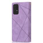 Shockproof Splicing Design Leather + TPU Phone Case Wallet Stand Protective Cover for Samsung Galaxy A52 5G / A52s 5G / A52 4G