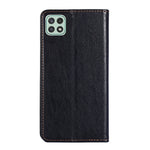 Wallet Stand Design Magnetic Auto-absorbed Leather Phone Cover Shell for Samsung Galaxy A22 5G (EU Version)