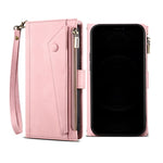 Wallet-telefoncover beskyttende lynlåslomme med rem, kortpladser, multifunktionelt etui, telefoncover med stander til Samsung Galaxy A42 5G