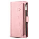 Wallet-telefoncover beskyttende lynlåslomme med rem, kortpladser, multifunktionelt etui, telefoncover med stander til Samsung Galaxy A42 5G