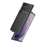 Mjukt TPU-smart, elegant och halkfritt bakskal i kolfiber för Samsung Galaxy S22 Ultra