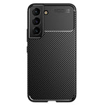 Carbon Fiber Blød TPU Anti-ridse Beskyttende Telefoncover til Samsung Galaxy S22 5G