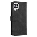 Til Samsung Galaxy A22 4G (EU) / M22 Pung-lædercover med stativ og rem