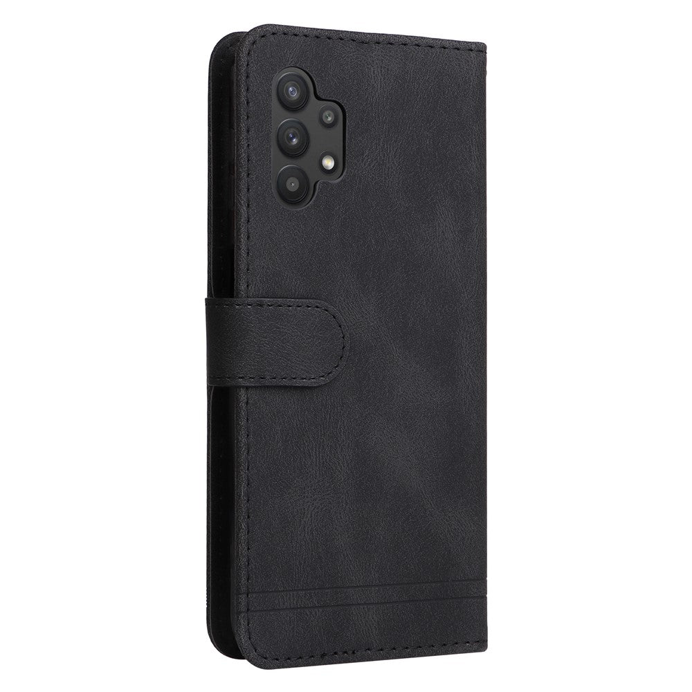 For Samsung Galaxy A32 5G / M32 5G Leather Wallet Cases Skin Touch Phone Cover Stand with Strap