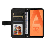 For Samsung Galaxy A32 5G / M32 5G Leather Wallet Cases Skin Touch Phone Cover Stand with Strap