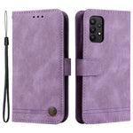 For Samsung Galaxy A32 4G (EU) Leather Wallet Cases Skin Touch Phone Cover Stand with Strap