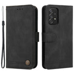 For Samsung Galaxy A52 5G / 4G / A12 Leather Wallet Cases Skin Touch Phone Cover Stand with Strap