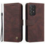 For Samsung Galaxy A52 5G / 4G / A12 Leather Wallet Cases Skin Touch Phone Cover Stand with Strap