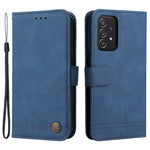 For Samsung Galaxy A52 5G / 4G / A12 Leather Wallet Cases Skin Touch Phone Cover Stand with Strap