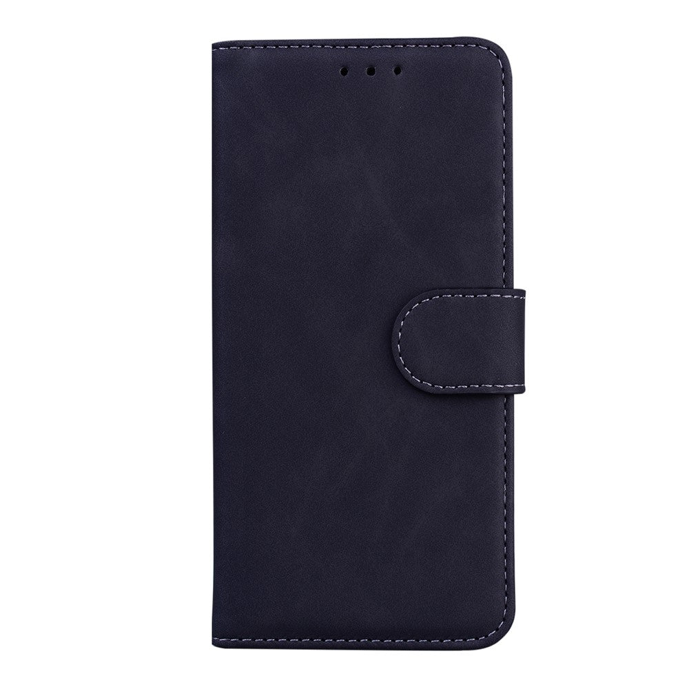 Stødsikkert beskyttende telefoncover i kvalitetslæder med stander og pung til Samsung Galaxy A03s (164,2 mm)