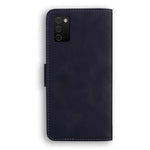 Stødsikkert beskyttende telefoncover i kvalitetslæder med stander og pung til Samsung Galaxy A03s (164,2 mm)