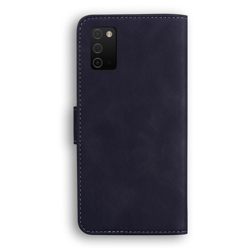 Stødsikkert beskyttende telefoncover i kvalitetslæder med stander og pung til Samsung Galaxy A03s (164,2 mm)
