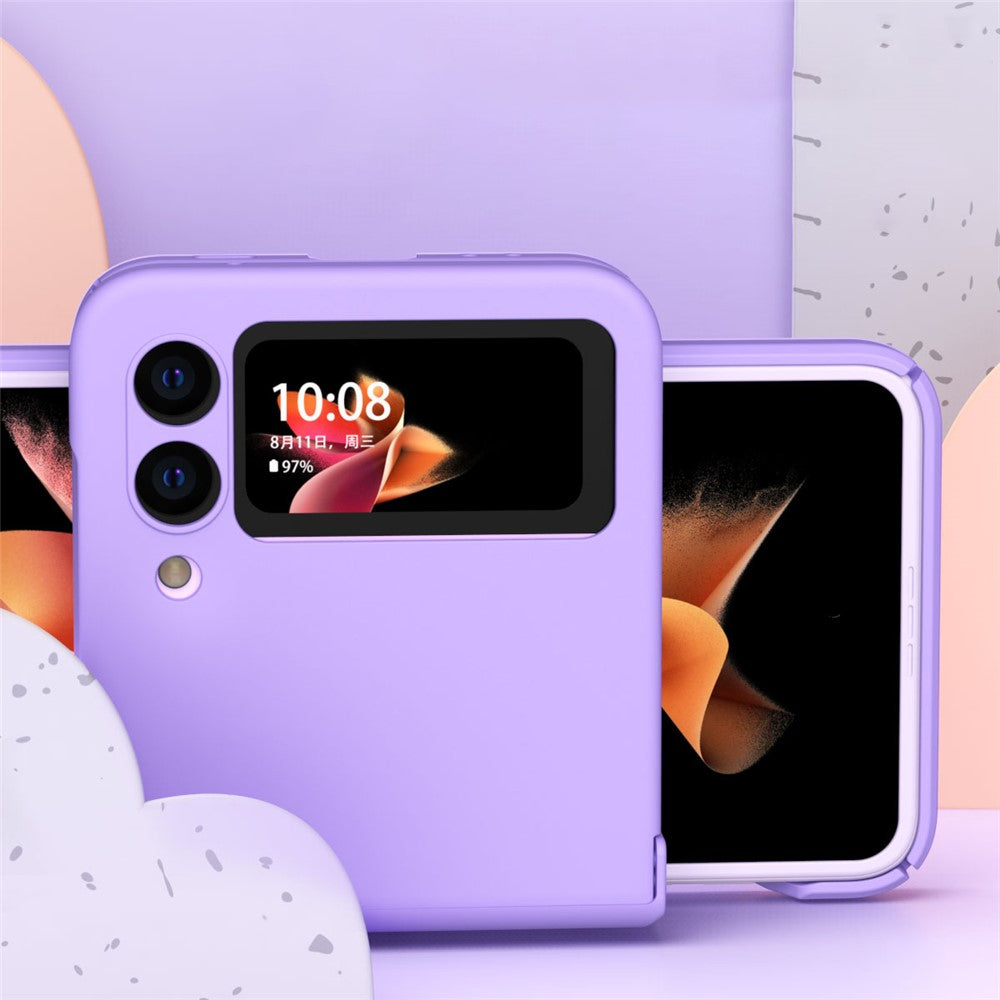 Flip Hard PC Case Anti-Drop Shock-Absorbed Phone Cover for Samsung Galaxy Z Flip3 5G