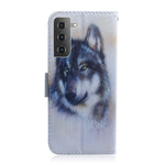 Pattern Printing Design Stand Flip Magnetic Clasp PU Wallet Phone Case for Samsung Galaxy S22 5G