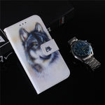 Pattern Printing Design Stand Flip Magnetic Clasp PU Wallet Phone Case for Samsung Galaxy S22 5G