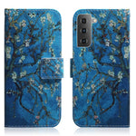 Pattern Printing Design Stand Flip Magnetic Clasp PU Wallet Phone Case for Samsung Galaxy S22 5G