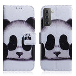 Pattern Printing Design Stand Flip Magnetic Clasp PU Wallet Phone Case for Samsung Galaxy S22 5G