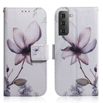 Pattern Printing Design Stand Flip Magnetic Clasp PU Wallet Phone Case for Samsung Galaxy S22 5G
