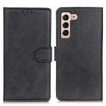 All-around Anti-scratch Phone Protector Cover PU Leather Stand Wallet Case for Samsung Galaxy S22+ 5G