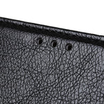 Split Leather Nappa Texture Wallet Stand Flip Protective Cover with Magnetic Closure for Samsung Galaxy S22+ 5G